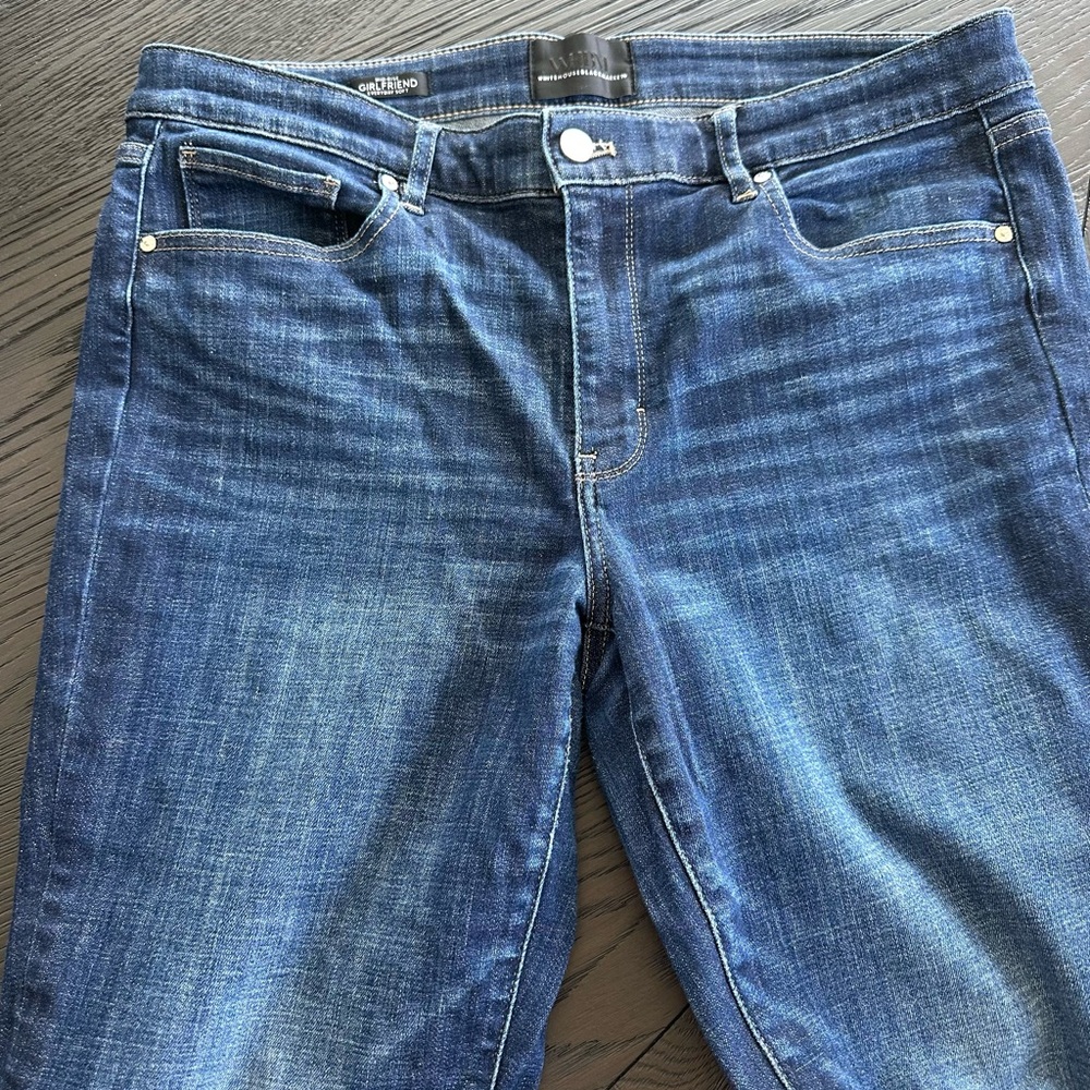 White House Black Market Blue Boyfriend Jeans